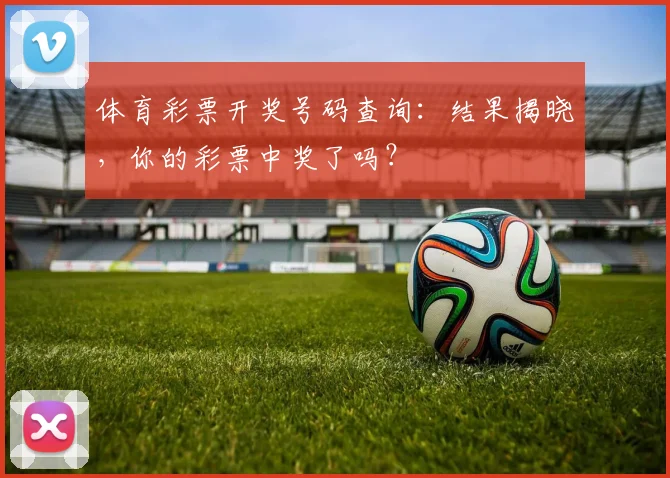 体育彩票开奖号码查询:结果揭晓,你的彩票中奖了吗?